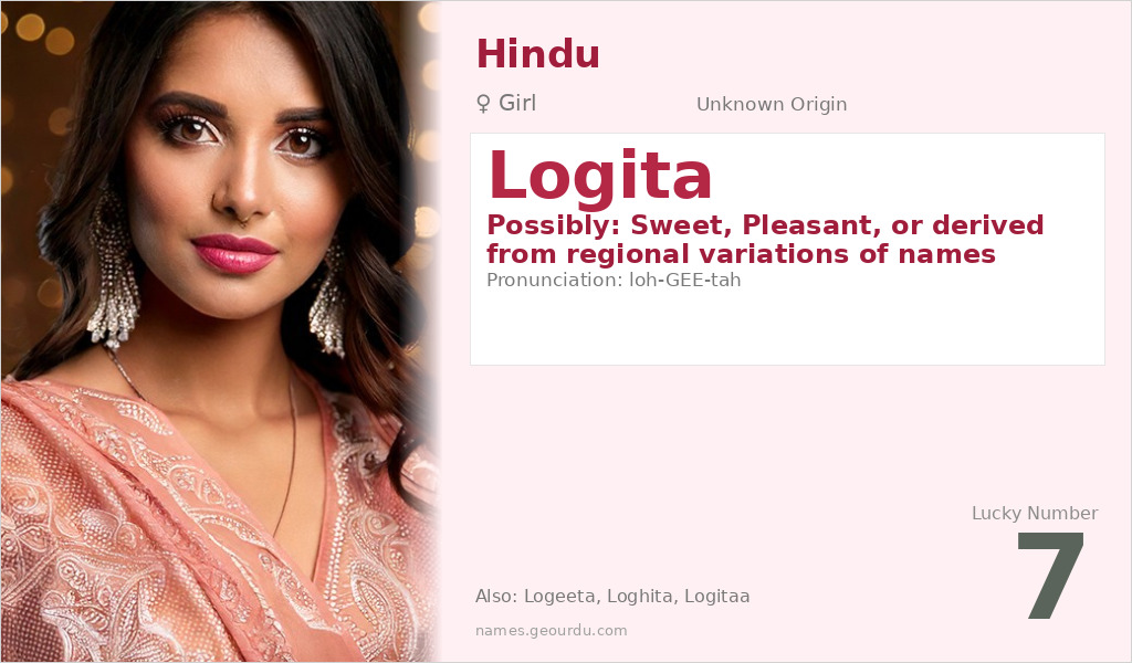 Logita Name Meaning and Details