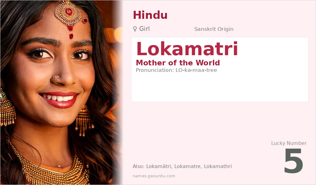 Lokamatri Name Meaning and Details