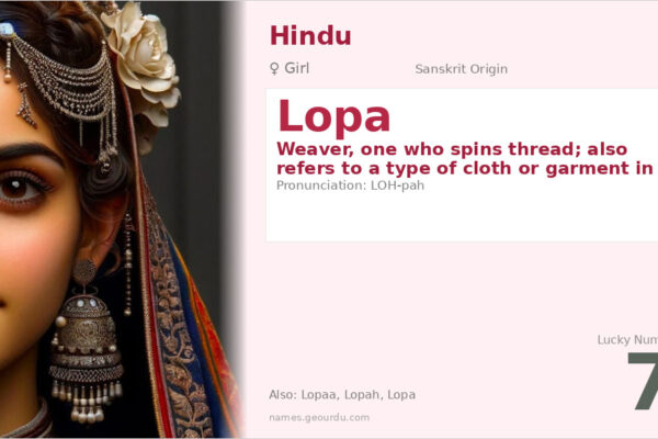 Lopa Name Meaning — Origin, Gender & Details (2025)
