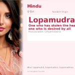 Lopamudra Name Meaning and Details