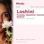 Loshini Name Meaning and Details