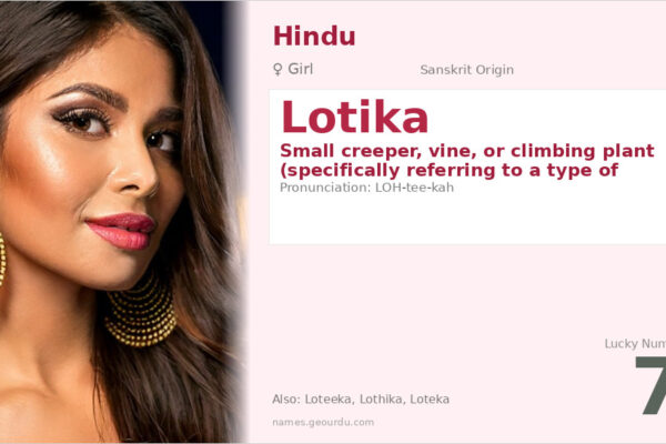 Lotika Name Meaning — Sanskrit Origin, Girl Name & Details (2025)