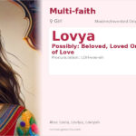 Lovya Name Meaning and Details