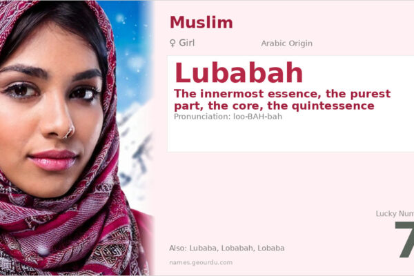 Lubabah Name Meaning — Arabic Origin, Girl Name & Islamic History (2025)