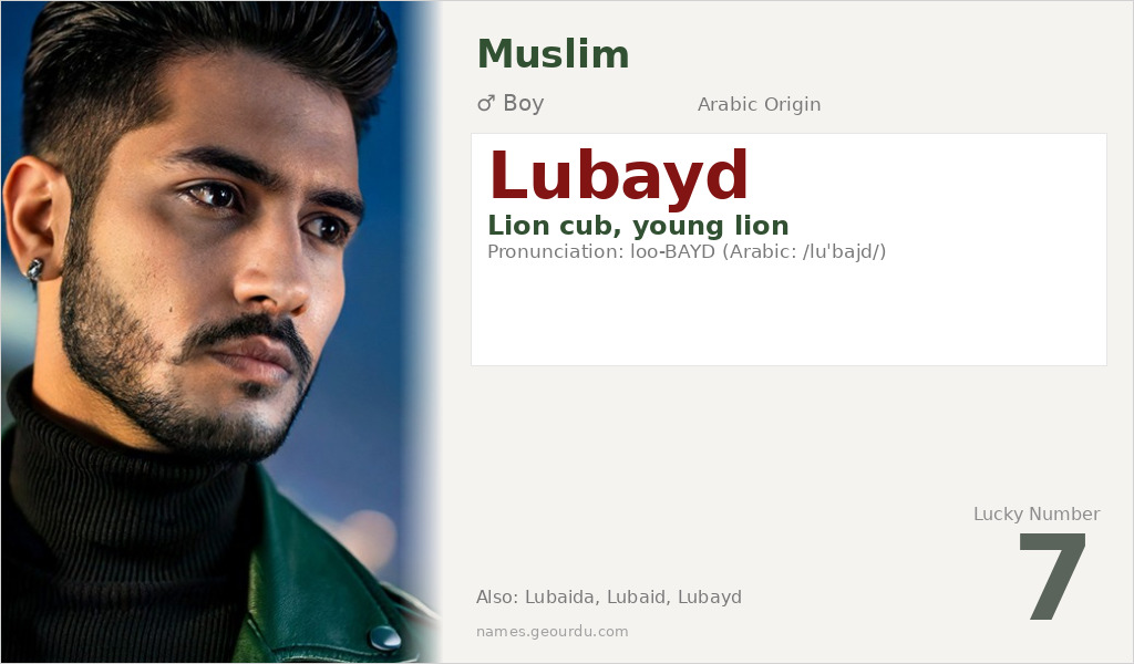 Lubayd Name Meaning and Details