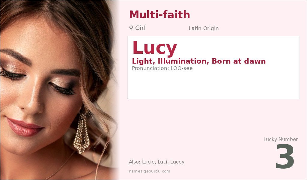 Lucy Name Meaning and Details