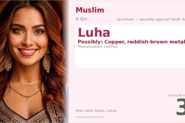 Luha Name Meaning — Origin, Gender & Details (2025)