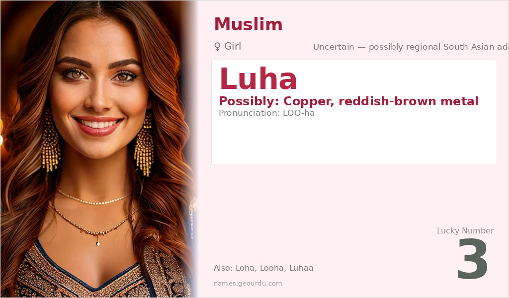Luha Name Meaning and Details