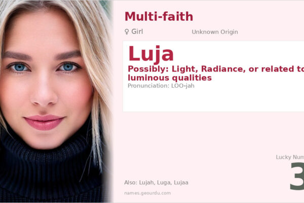 Luja Name Meaning — Origin, Gender & Details (2025)