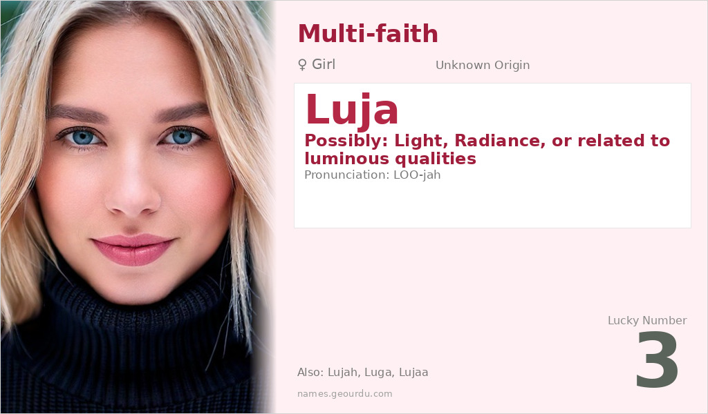 Luja Name Meaning and Details