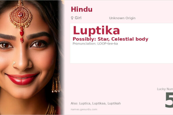 Luptika Name Meaning — Origin, Gender & Details (2025)