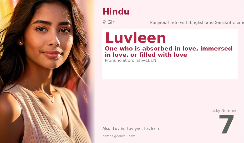Luvleen Name Meaning and Details