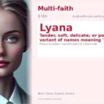 Lyana Name Meaning and Details