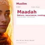 Maadah Name Meaning and Details