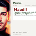 Maadil Name Meaning and Details