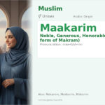 Maakarim Name Meaning and Details