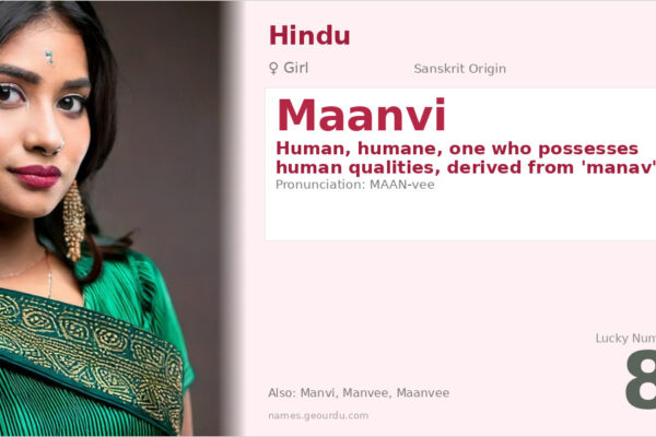 Maanvi Name Meaning — Sanskrit Origin, Girl Name & Details (2025)