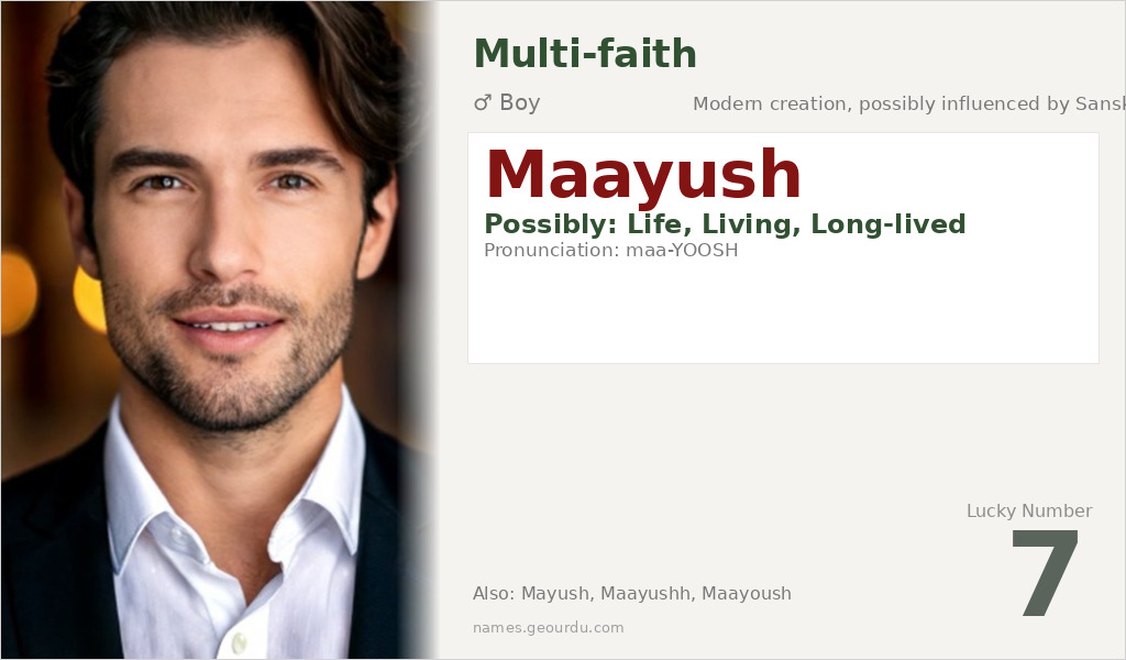 Maayush Name Meaning and Details