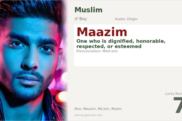 Maazim Name Meaning — Arabic Origin, Boy Name & Details (2025)