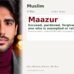Maazur Name Meaning and Details