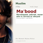 Ma'bood Name Meaning and Details