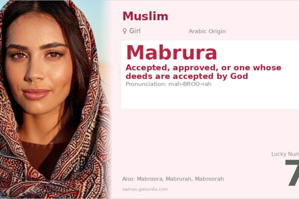 Mabrura Name Meaning — Arabic Origin, Girl’s Name & Islamic Significance (2025)