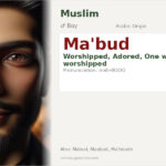 Ma'bud Name Meaning and Details