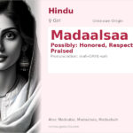 Madaalsaa Name Meaning and Details