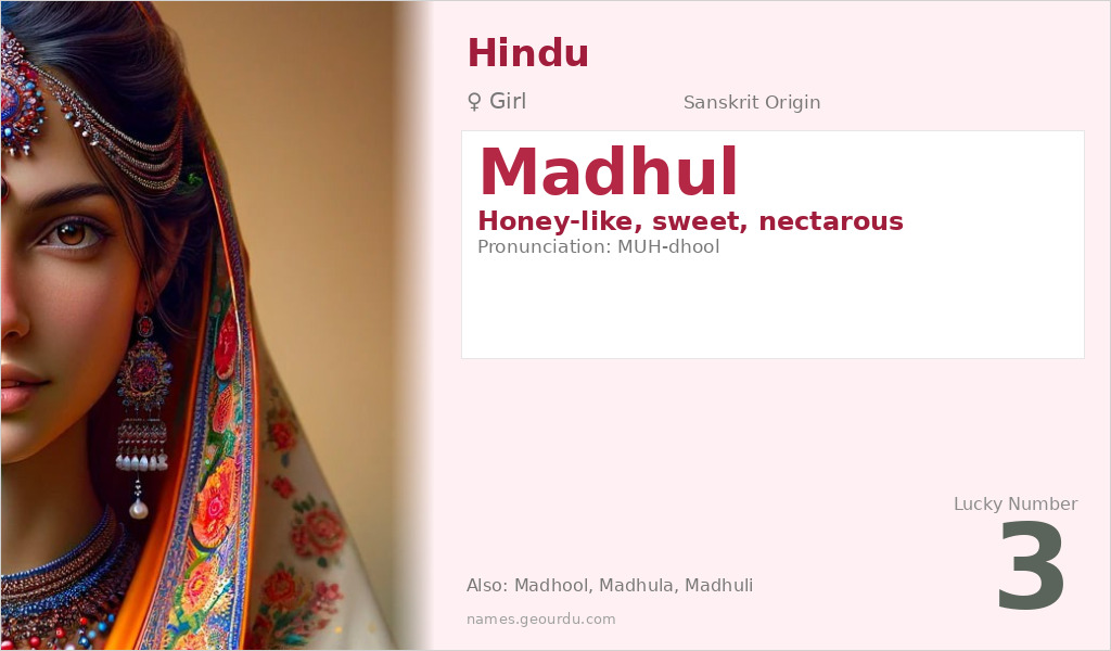 Madhul Name Meaning and Details