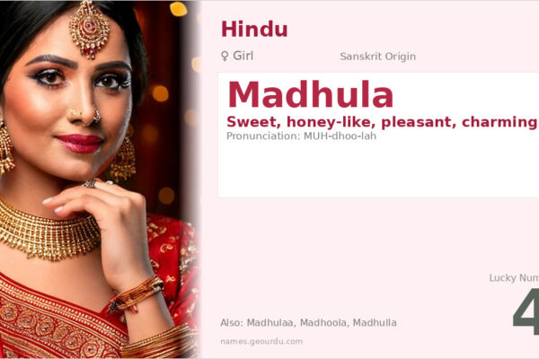 Madhula Name Meaning — Sanskrit Origin, Girl Name & Details (2025)