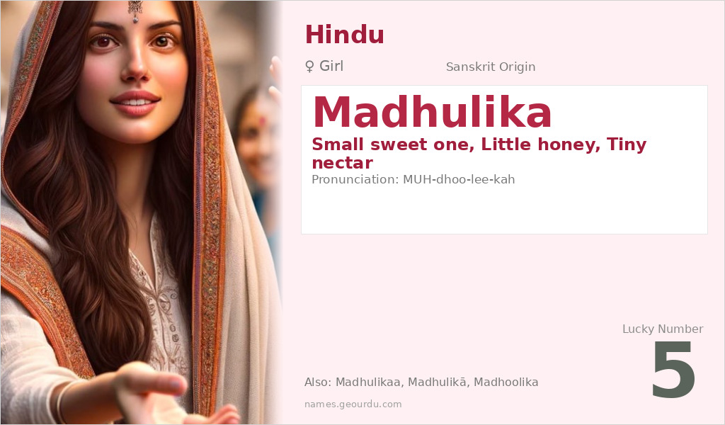 Madhulika Name Meaning and Details