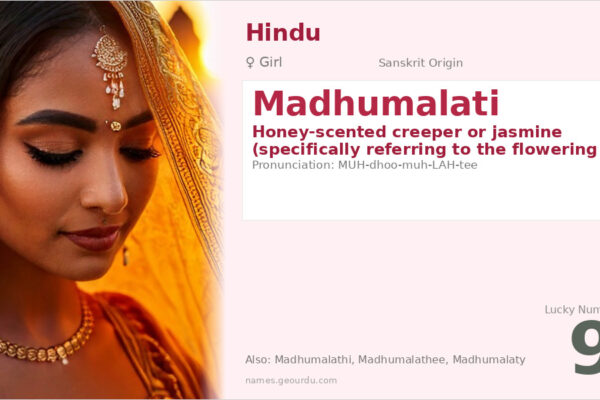 Madhumalati Name Meaning — Sanskrit Origin, Girl Name & Details (2025)