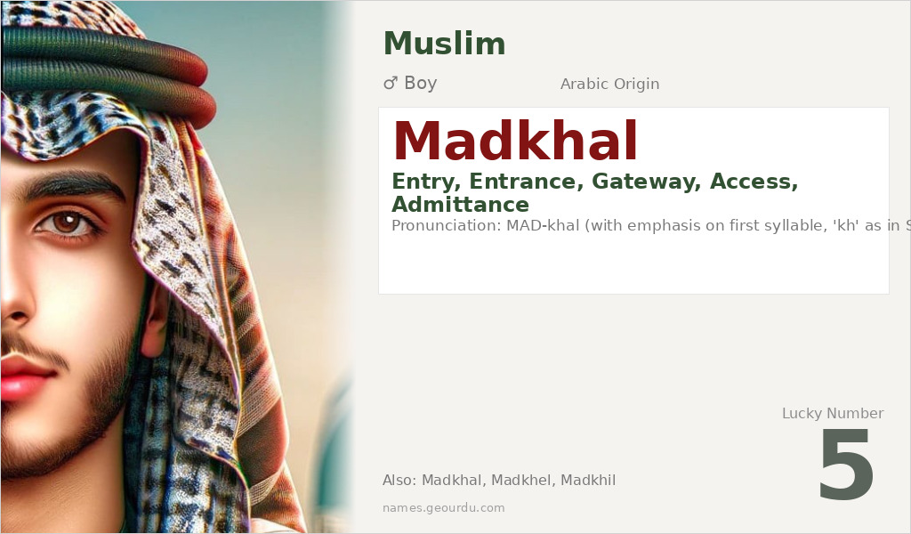 Madkhal Name Meaning and Details