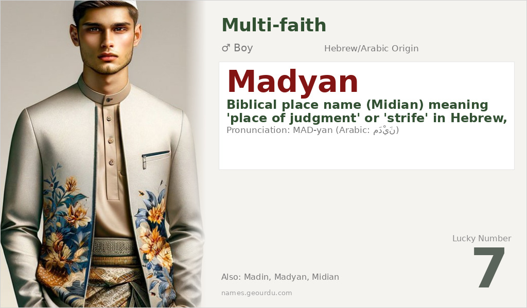 Madyan Name Meaning and Details