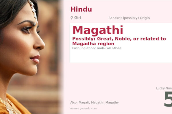 Magathi Name Meaning — Origin, Gender & Details (2025)