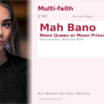 Mah Bano Name Meaning and Details