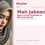 Mah Jabeen Name Meaning and Details