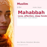Mahabbah Name Meaning and Details