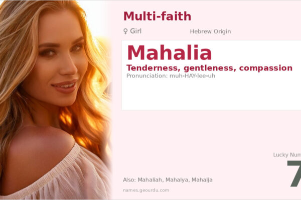 Mahalia Name Meaning — Hebrew Origin, Girl Name & Details (2025)