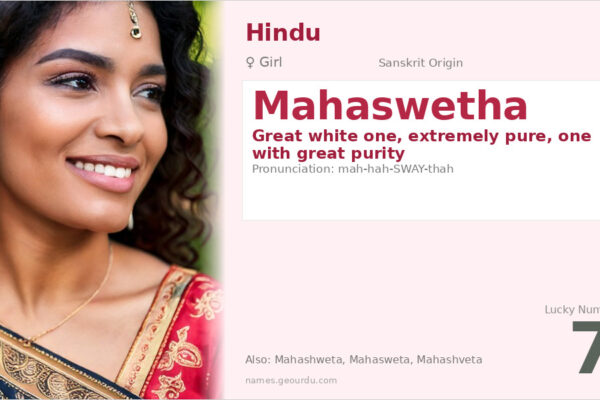 Mahaswetha Name Meaning — Sanskrit Origin, Girl Name & Details (2025)