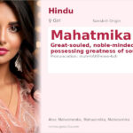 Mahatmika Name Meaning and Details