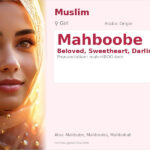 Mahboobe Name Meaning and Details