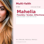 Mahelia Name Meaning and Details