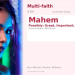 Mahem Name Meaning and Details