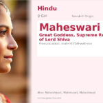 Maheswari Name Meaning and Details