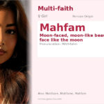 Mahfam Name Meaning and Details