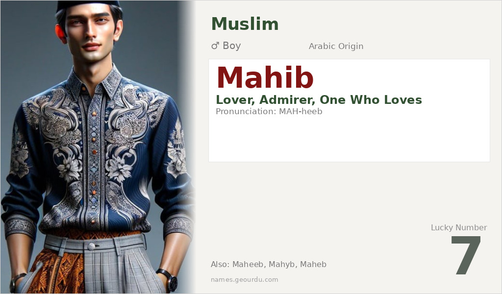 Mahib Name Meaning and Details