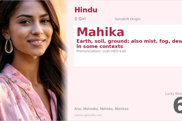 Mahika Name Meaning — Sanskrit Origin, Girl Name & Details (2025)