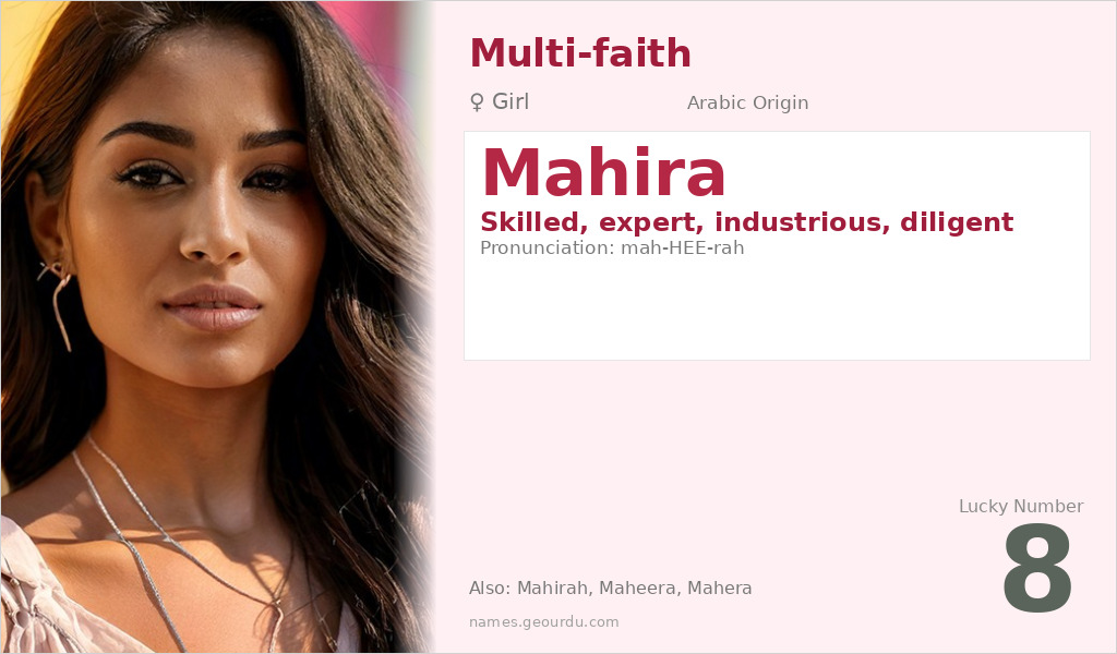 Mahira Name Meaning and Details