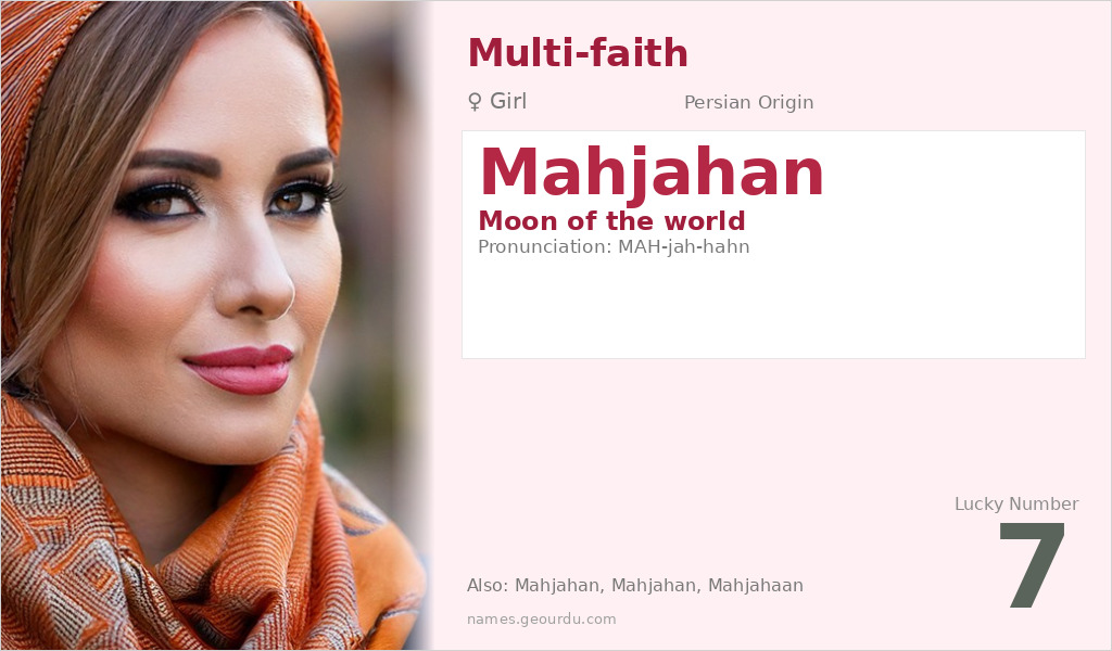 Mahjahan Name Meaning and Details